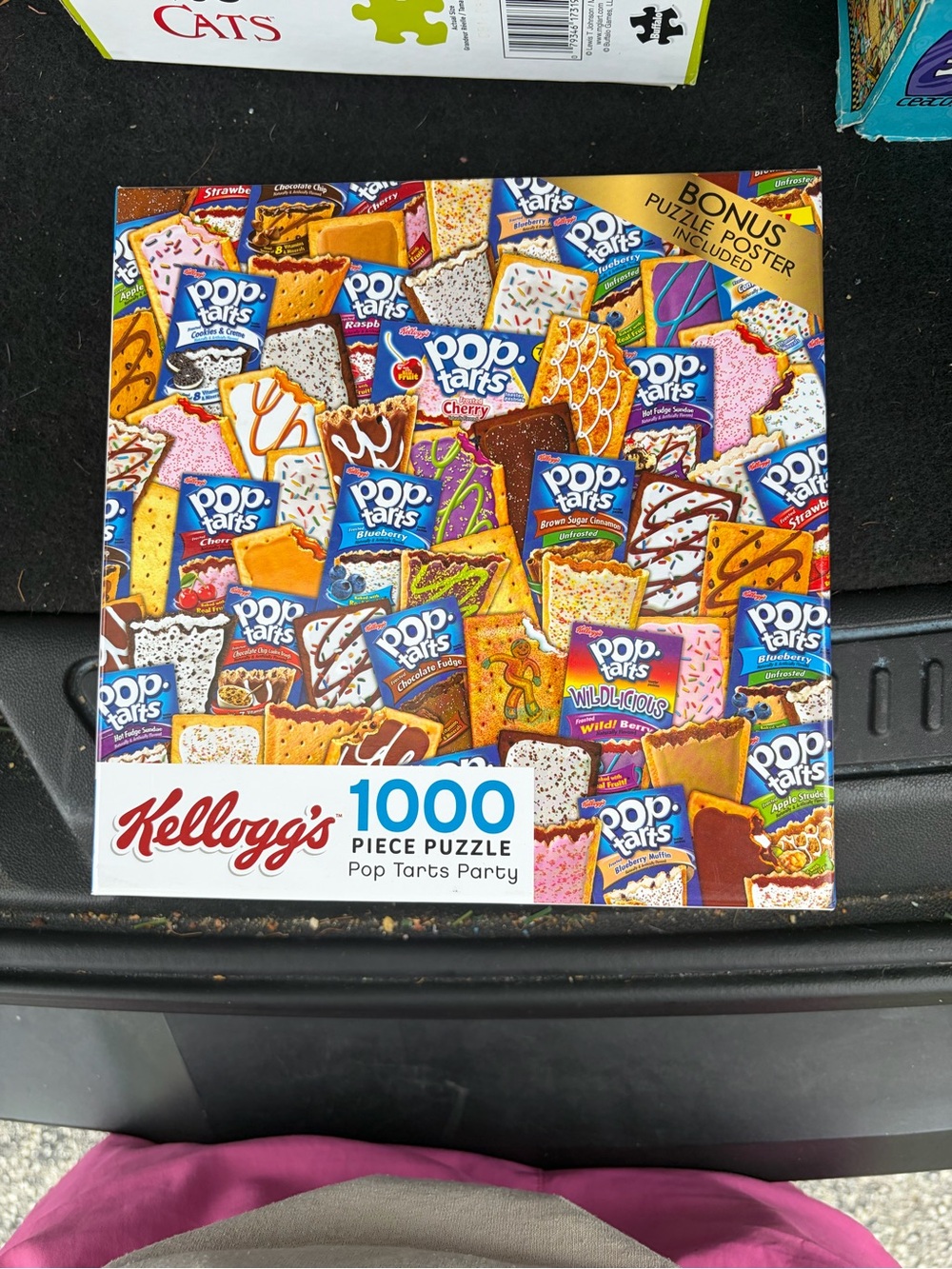 1000 Pc puzzle - Kelloggs “Pop tarts Party” With Poster
